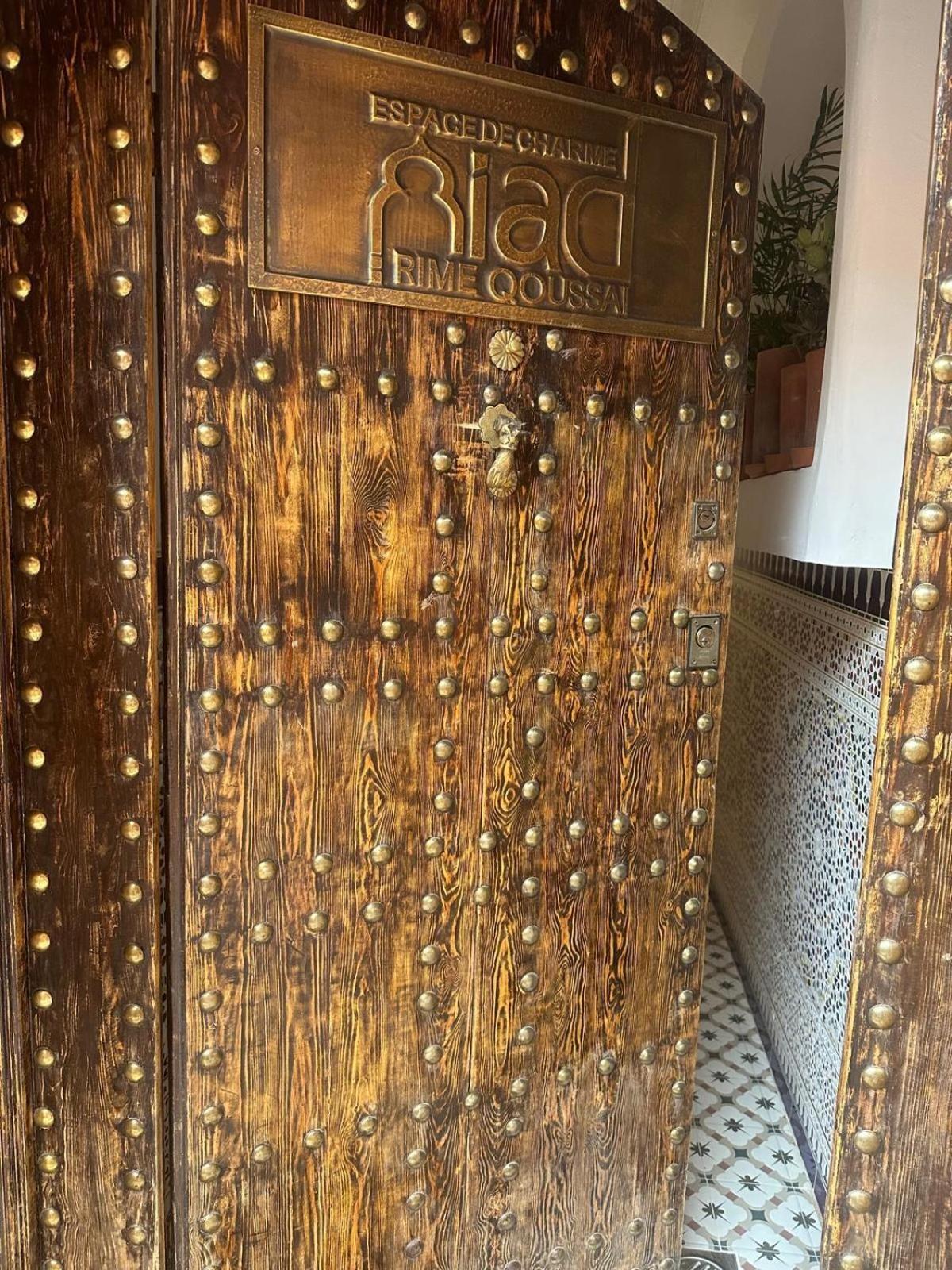Riad Rime Qoussai Marrakesch Exterior foto